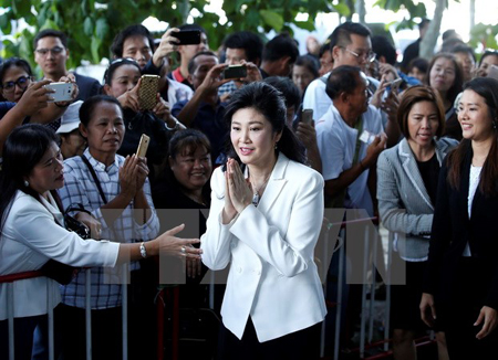 Cựu Thủ tướng Thái Lan Yingluck Shinawatra.